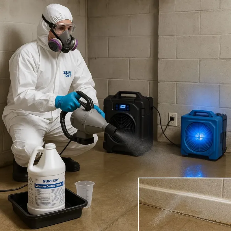 Sanitization and Odor Removal process in Clarkston Heights-Vineland, WA
