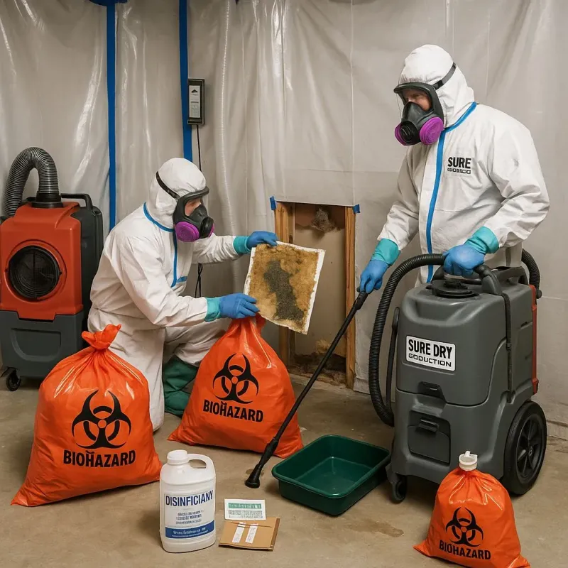 Contaminated Water Handling Protocols process in Clarkston Heights-Vineland, WA